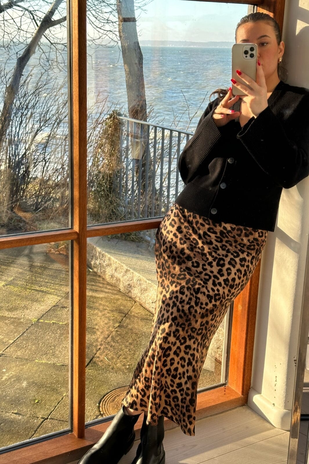Leopard nederdel