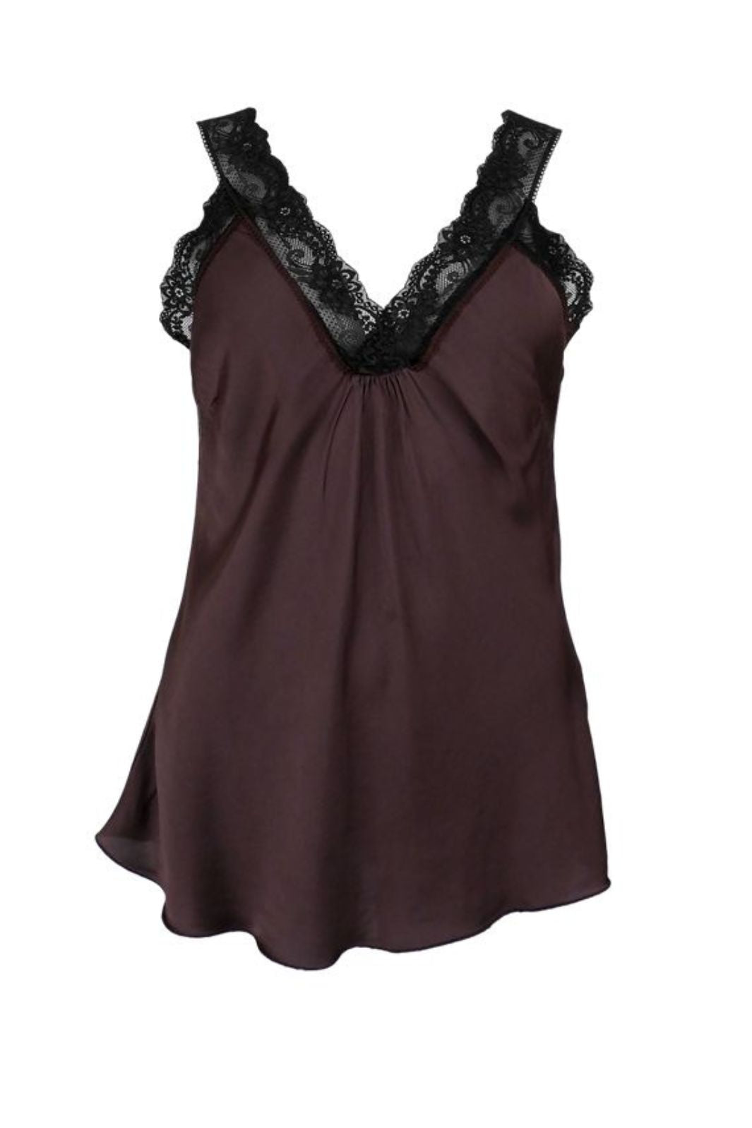 Black Colour - Bcbea Black Lace Top 41045 - Shirts - Coffee