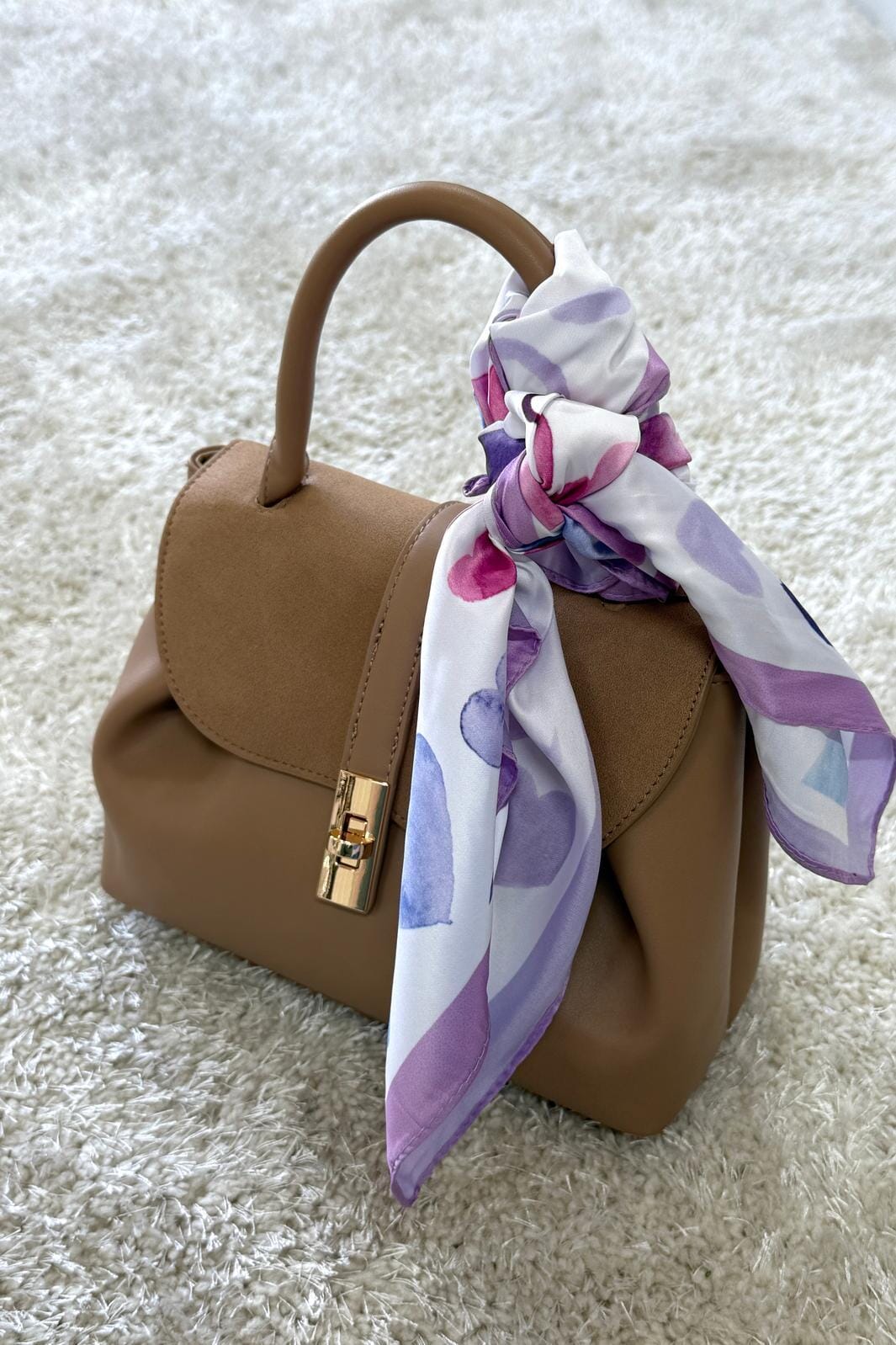 A-bee - Bella Scarf - Purple Tørklæder