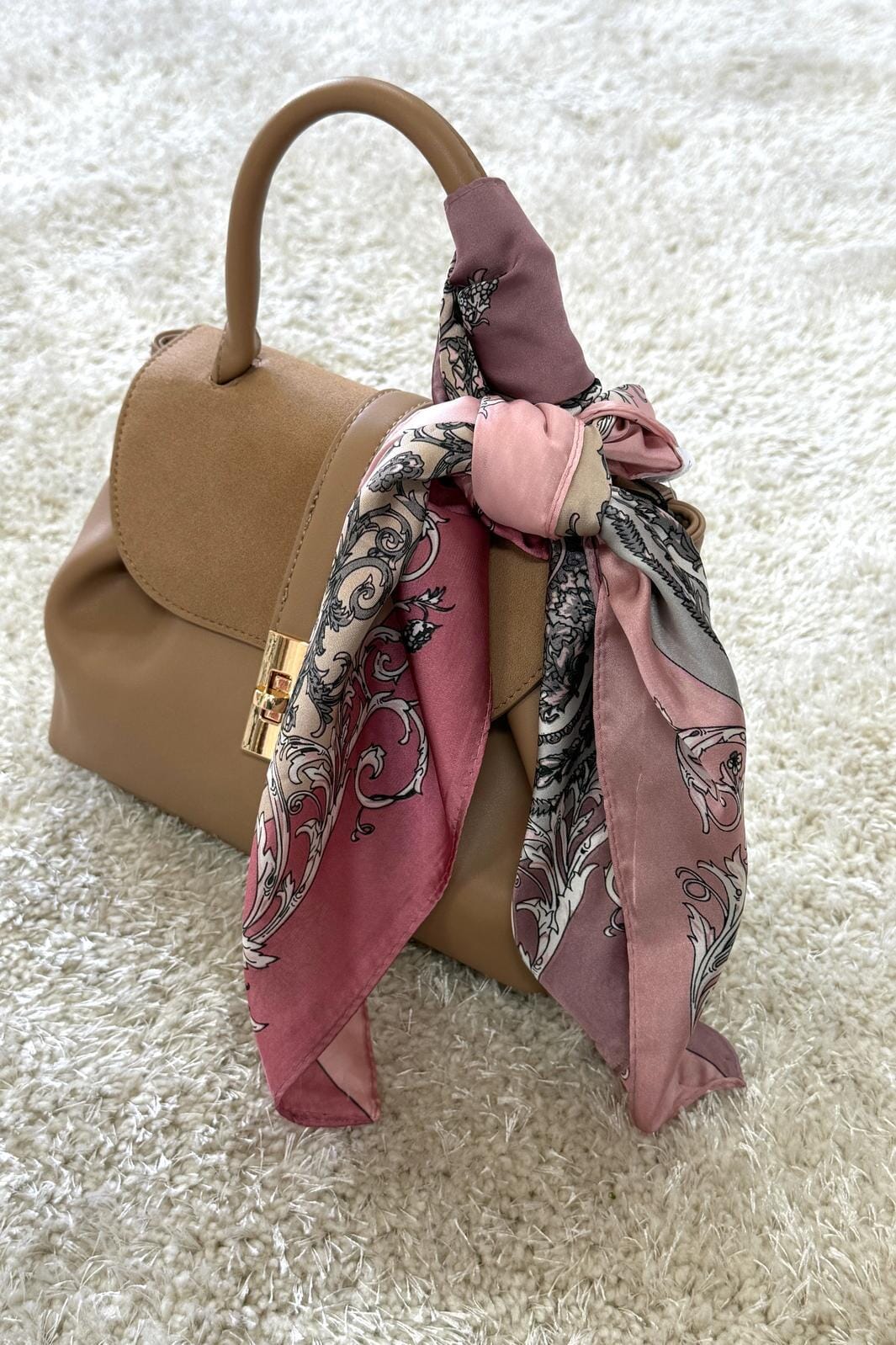 A-bee - Berit Scarf - Pink Tørklæder