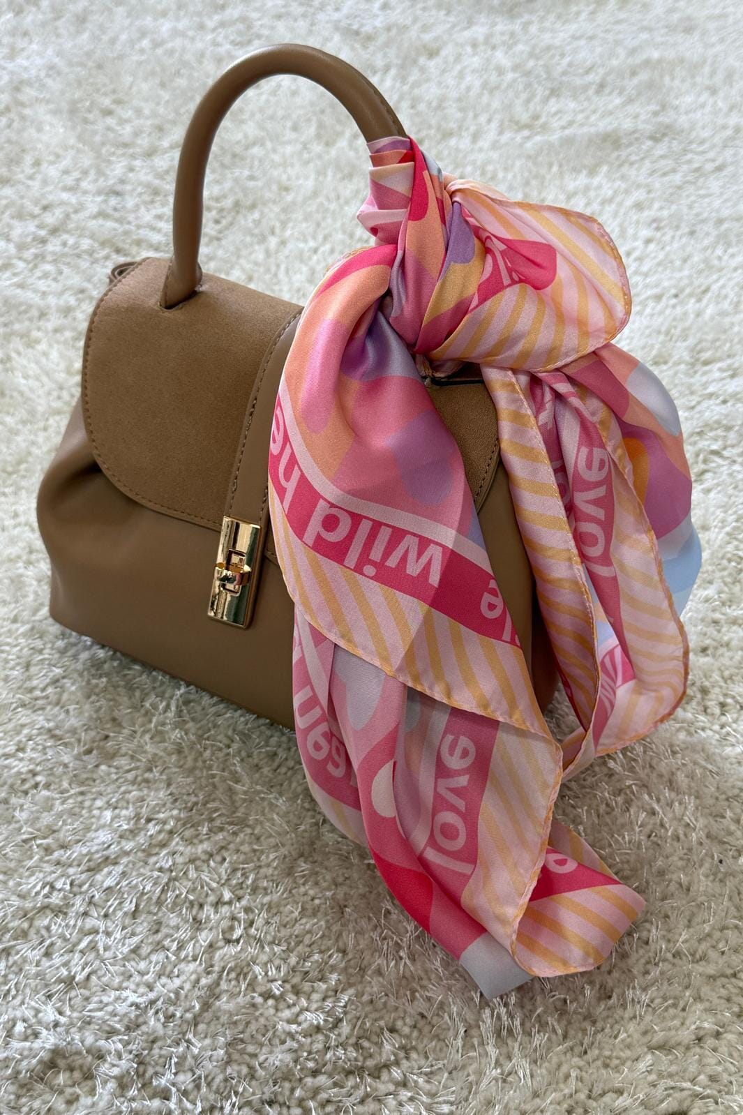 A-bee - Dina Scarf - Coral Tørklæder