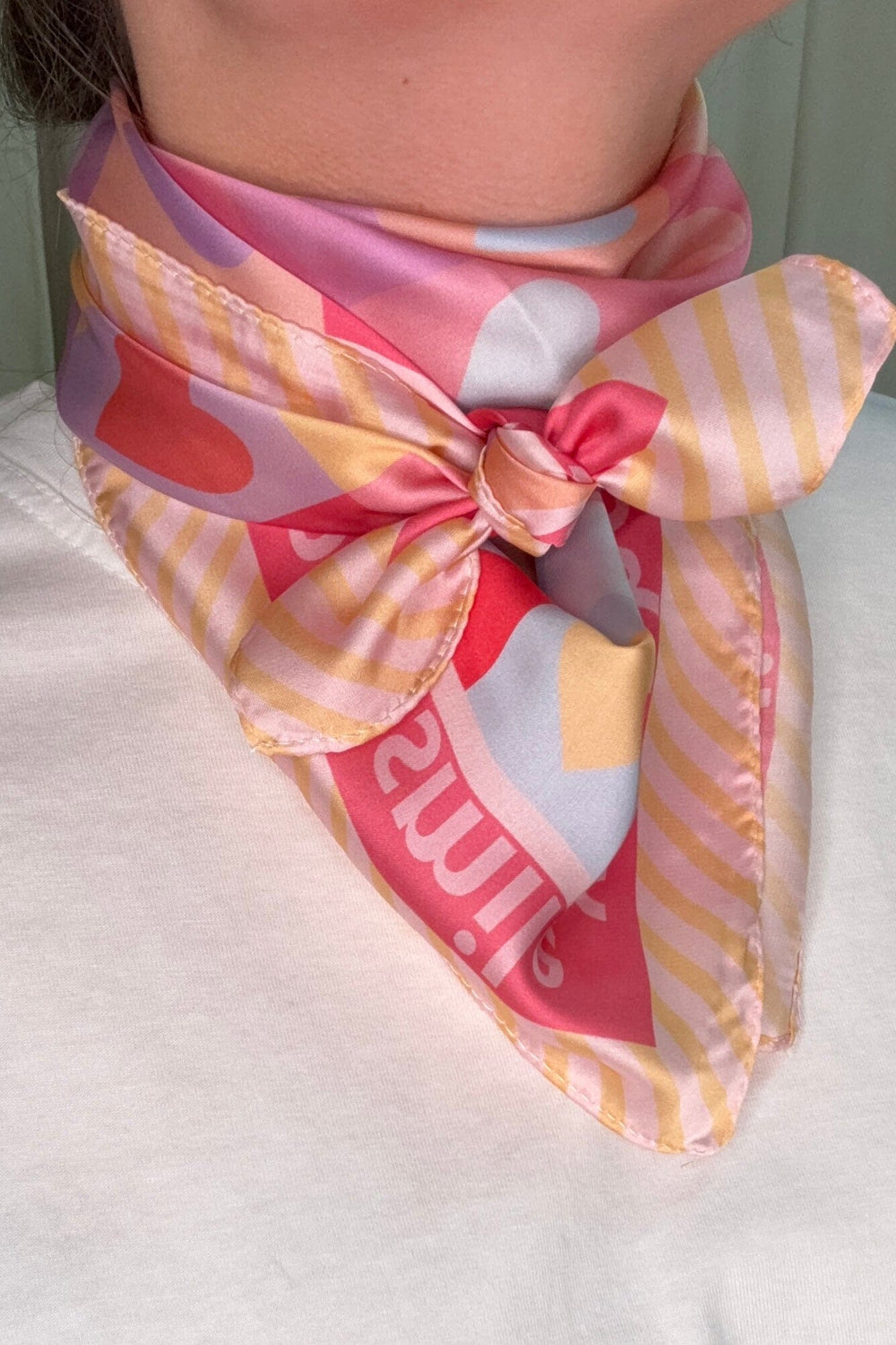 A-bee - Dina Scarf - Coral Tørklæder