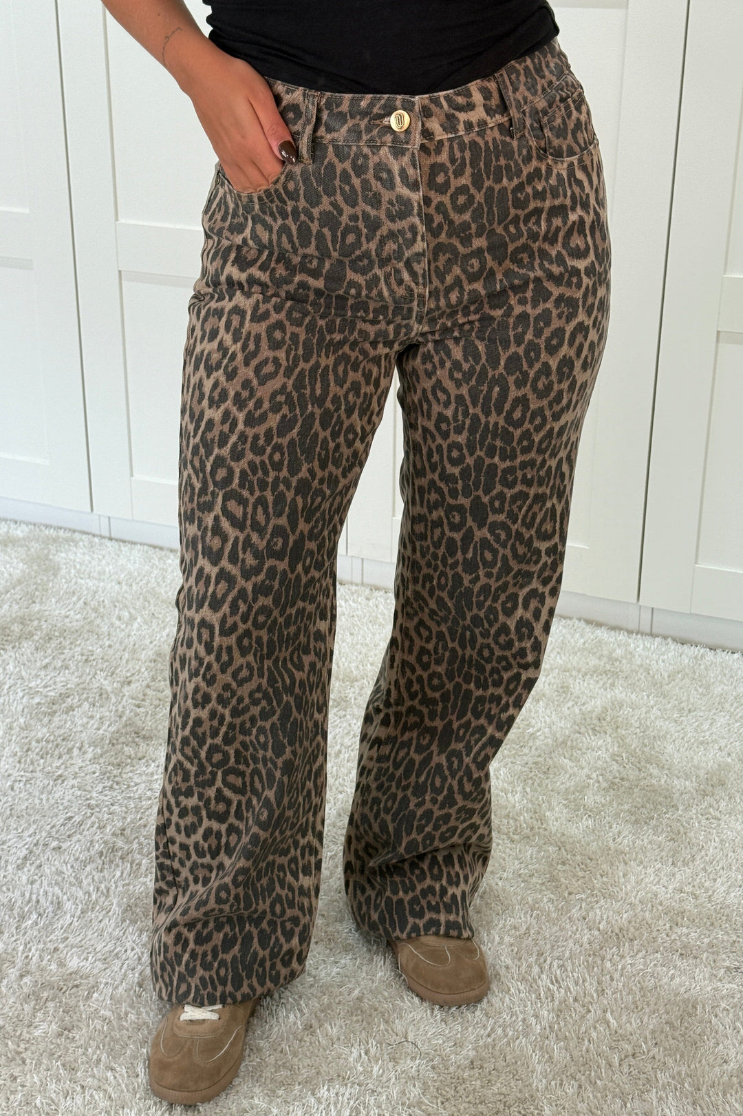 A-bee - Frederikke Pants - Leopard Bukser