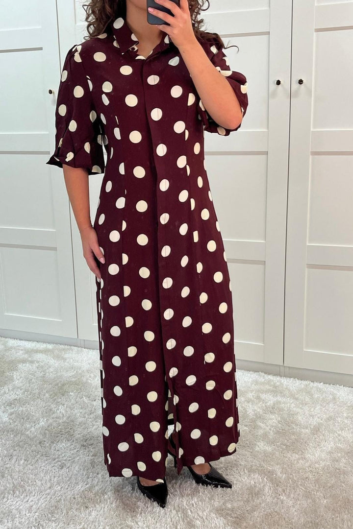 A-bee - Ivy Dress - Chocolate Kjoler