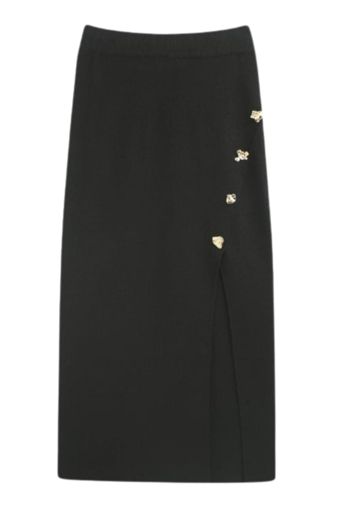 A-bee - Summer Skirt - Black Nederdele