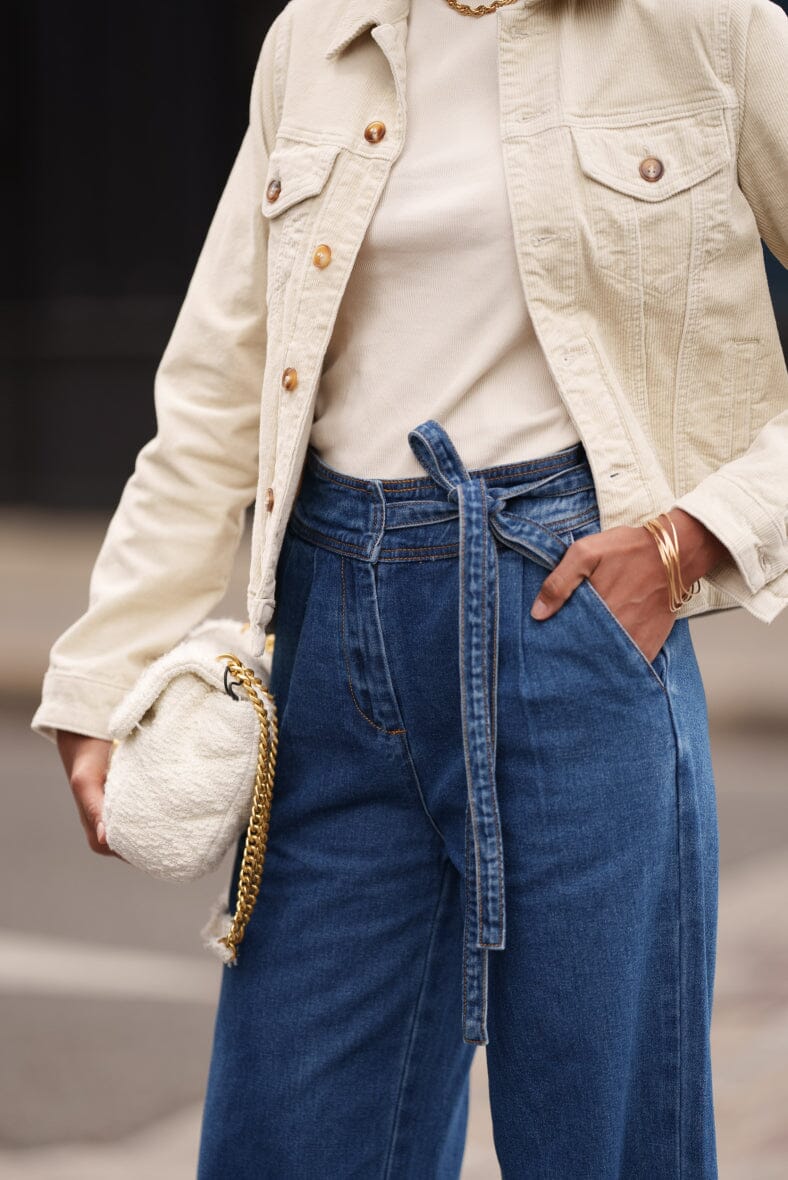 A-bee - Wide fit Daphne jeans JD476 - Denim Bukser 