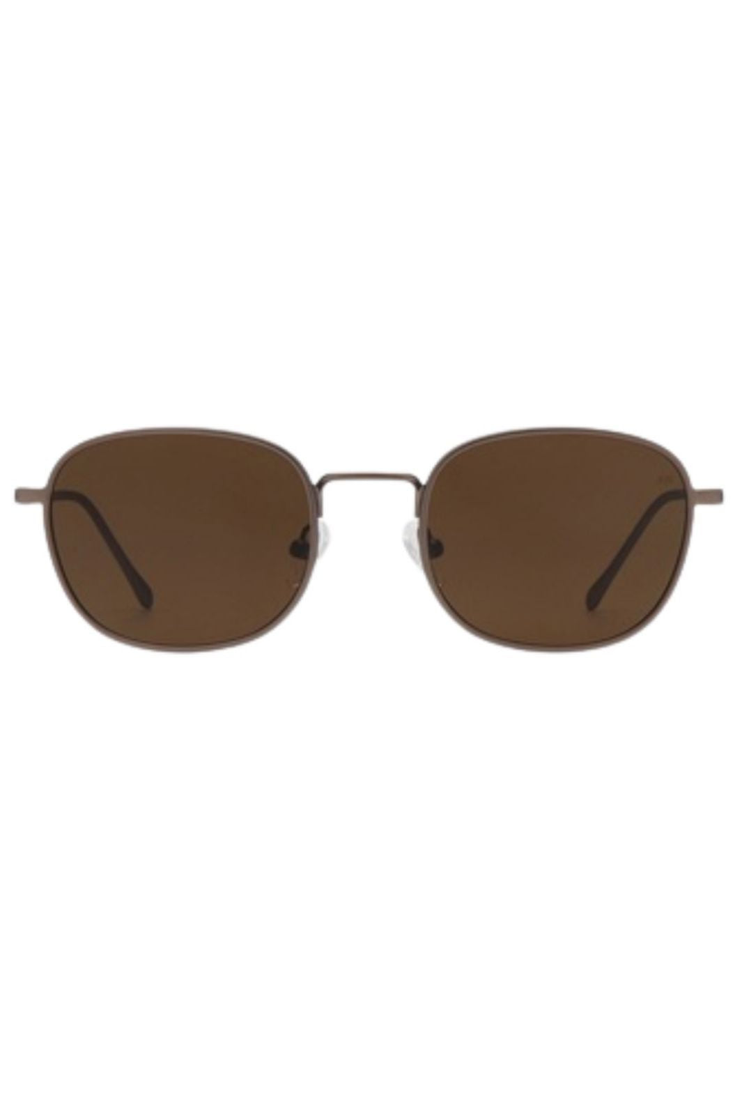 A. Kjærbede - Hello - Matte Brown Solbriller