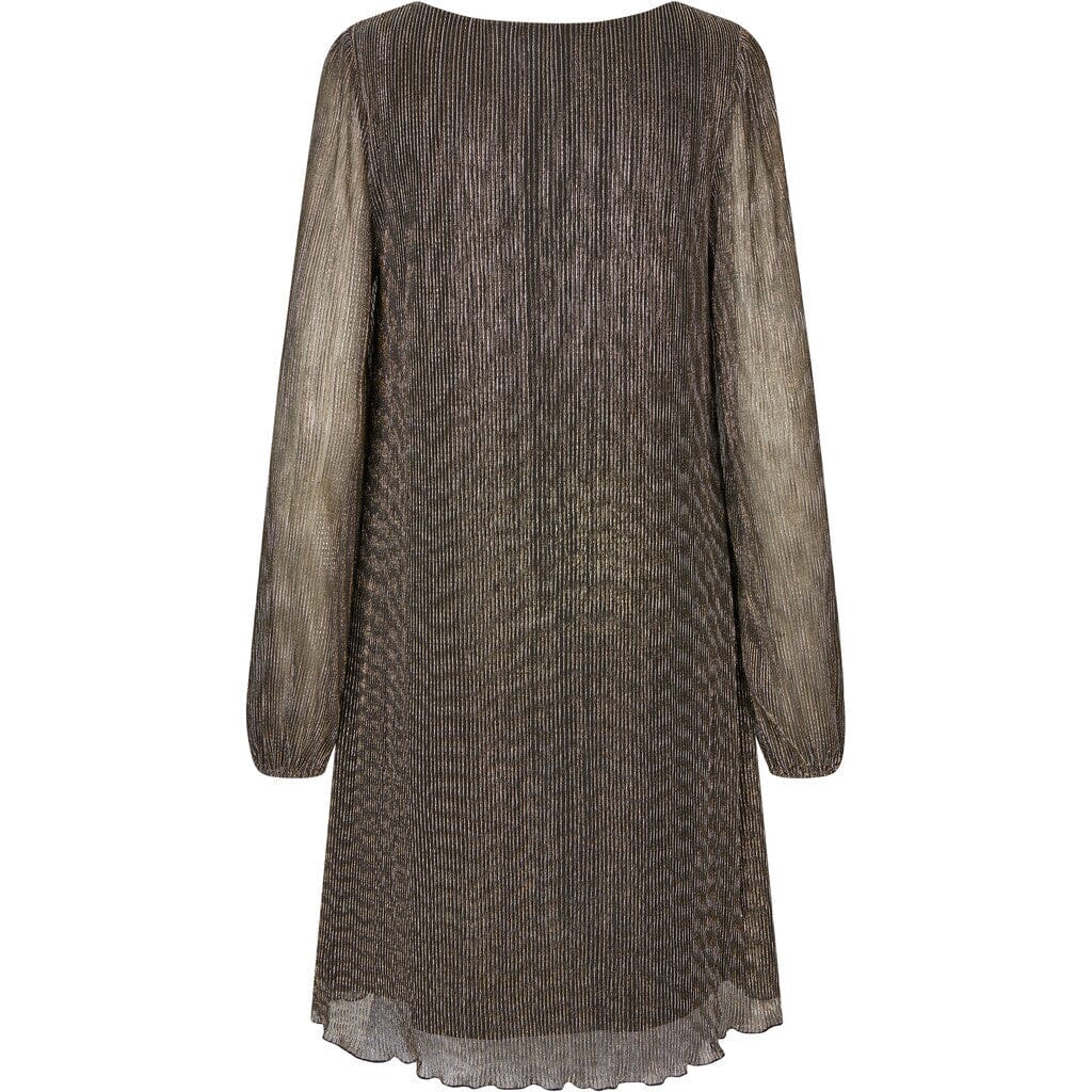 A-View - Fiba Dress - 060 Black/Gold Kjoler