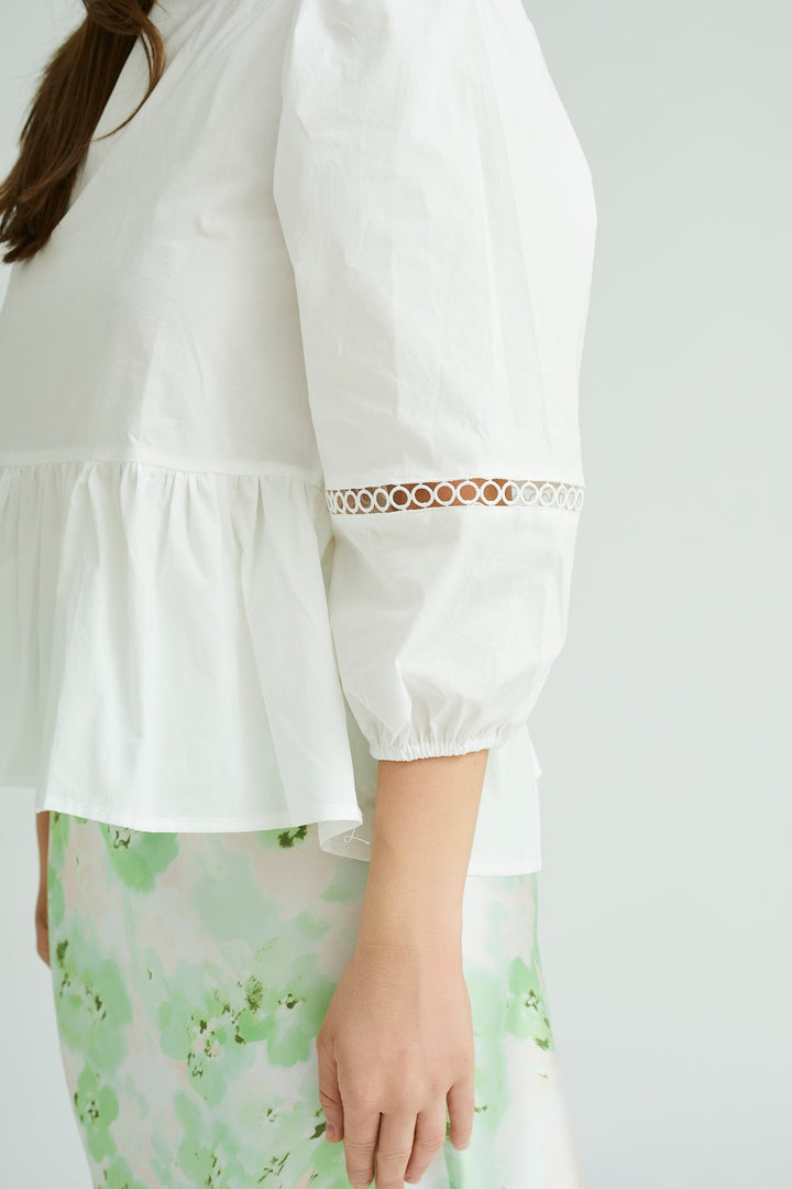 A-View - Kamille Blouse - 000 White Bluser 