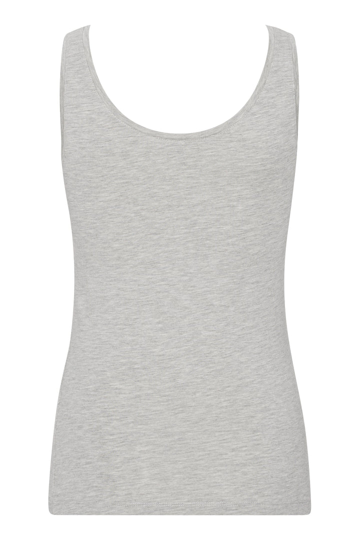 A-VIEW - Stabil Tank Top - 055 Light Grey Melange Toppe 