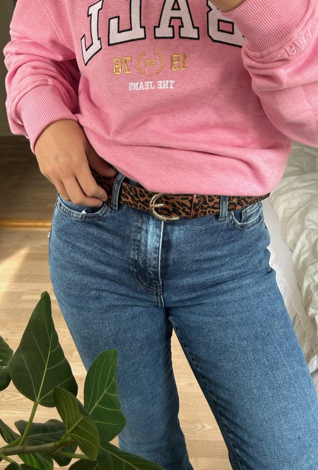 Anobel Copenhagen - Leopard Print Belt C-23158 - Brown Bælter