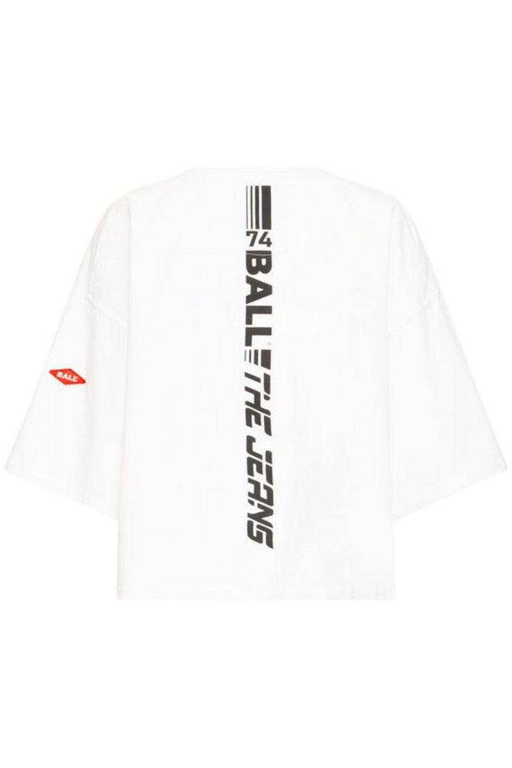 Ball - Baviola Bp Cropped Oz Tee 50405365 - 114800 - Blanc De Blanc