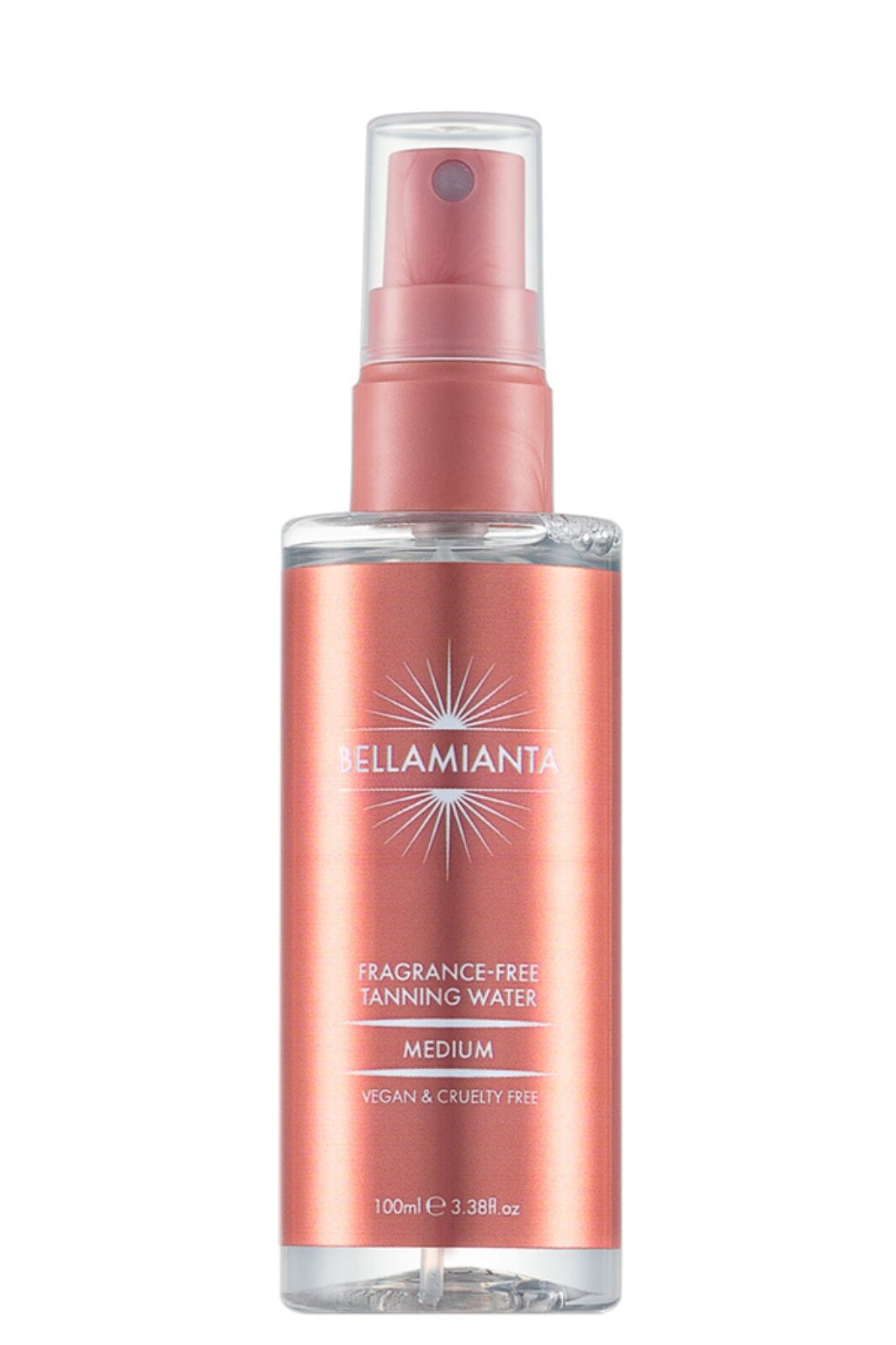 Bellamianta - Fragrance Free Tanning Water - Medium Selvbruner