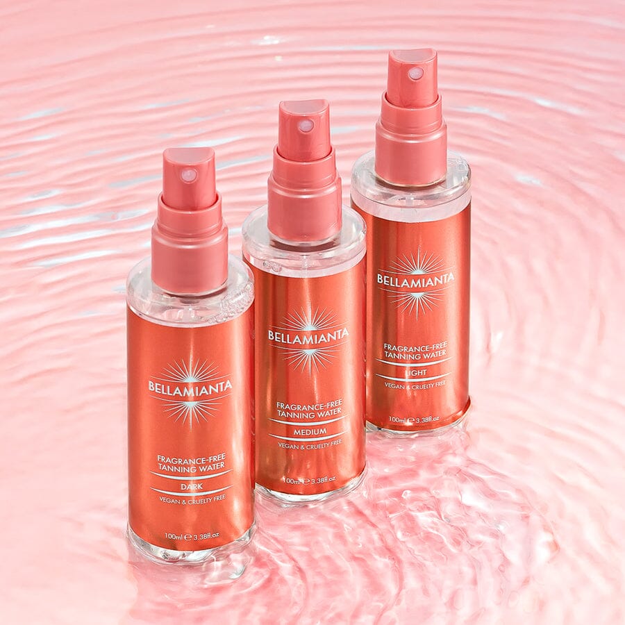 Bellamianta - Fragrance Free Tanning Water - Medium Selvbruner