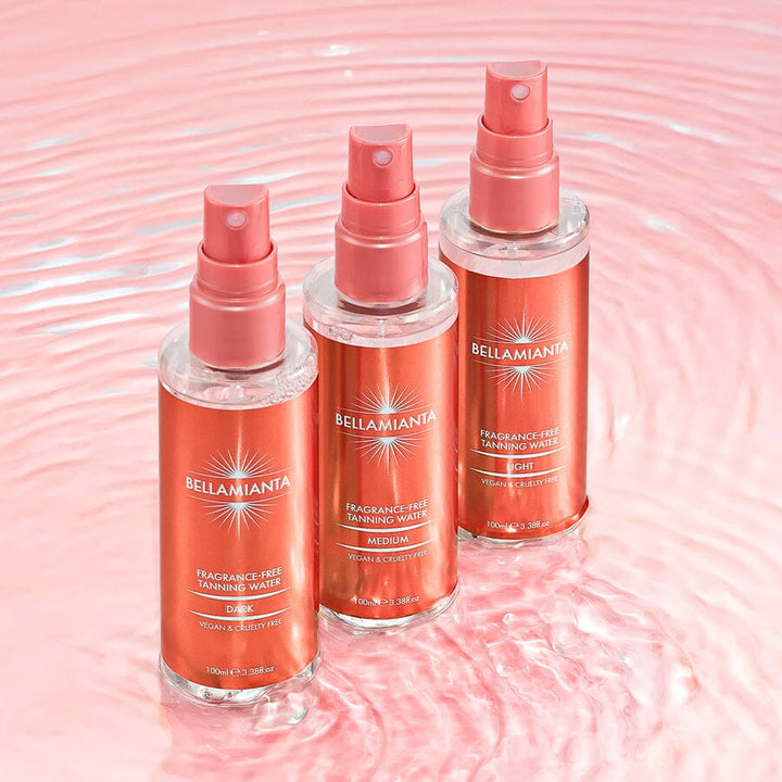 Bellamianta - Fragrance Free Tanning Water - Medium Selvbruner