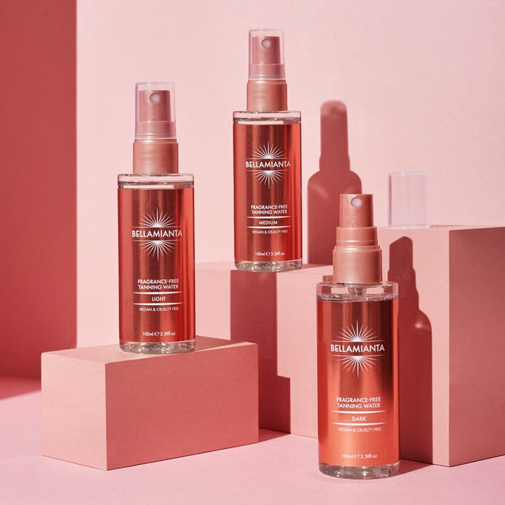 Bellamianta - Fragrance Free Tanning Water - Medium Selvbruner