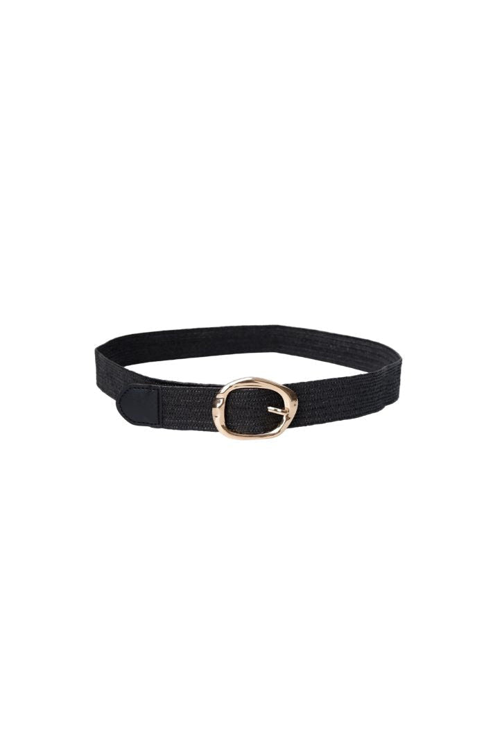 Black Colour - Bcalf Waist Belt 10325 - Black