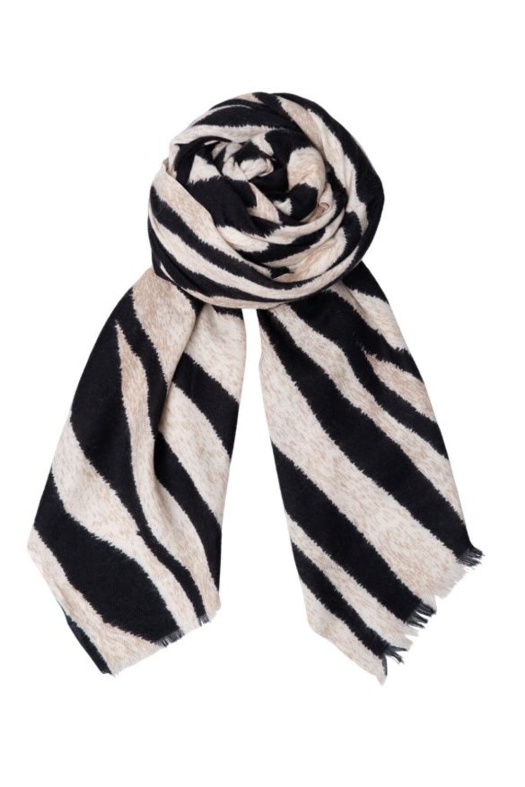 Black Colour - Bcalvida Winter Scarf 208413 - Creme Tørklæder
