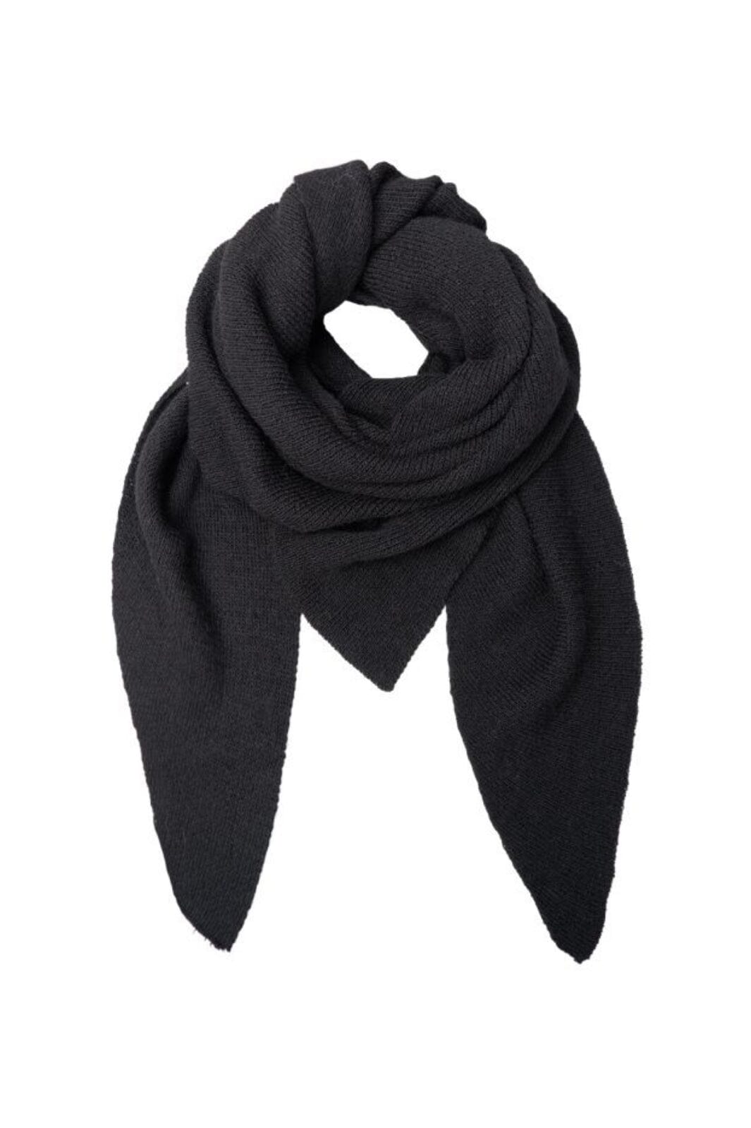 Black Colour - Bcbex Solid Scarf 208350 - Black Tørklæder