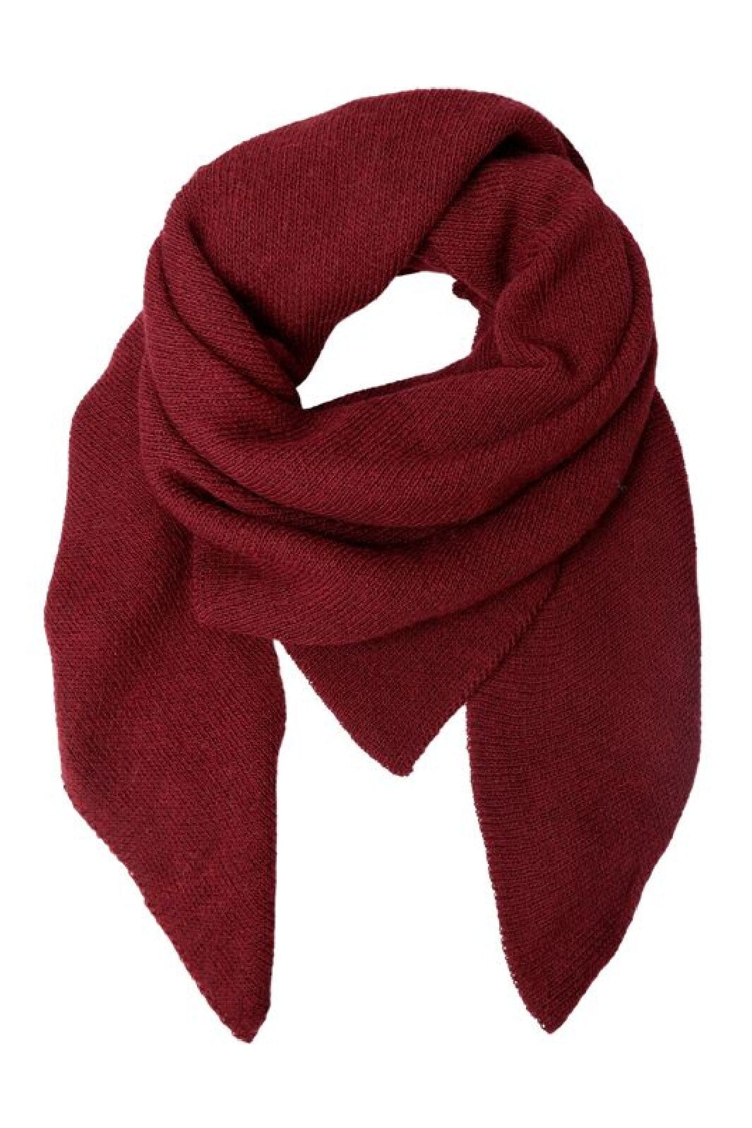 Black Colour - Bcbex Solid Scarf 208350 - Wine Tørklæder