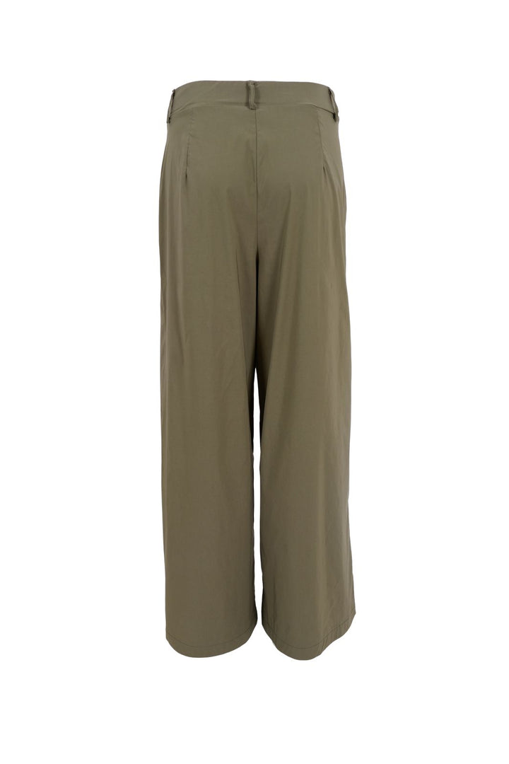 Black Colour - Bcdavina Wideleg Pant 40865 - Army