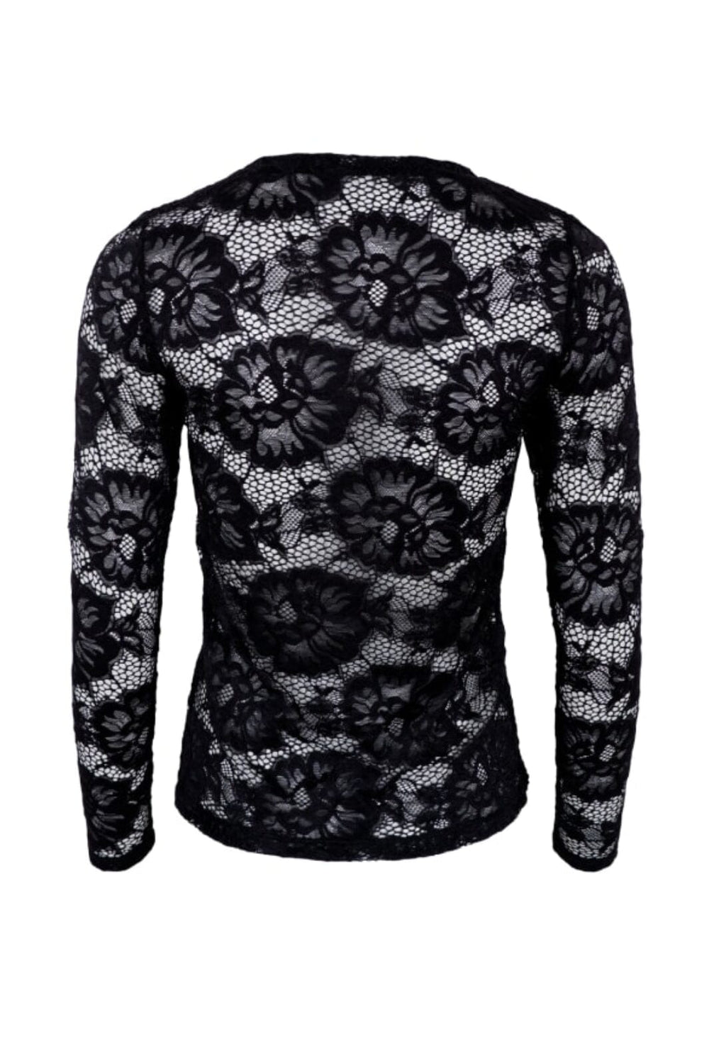 Black Colour - Bcgigi Lace Blouse - Black Flower Bluser
