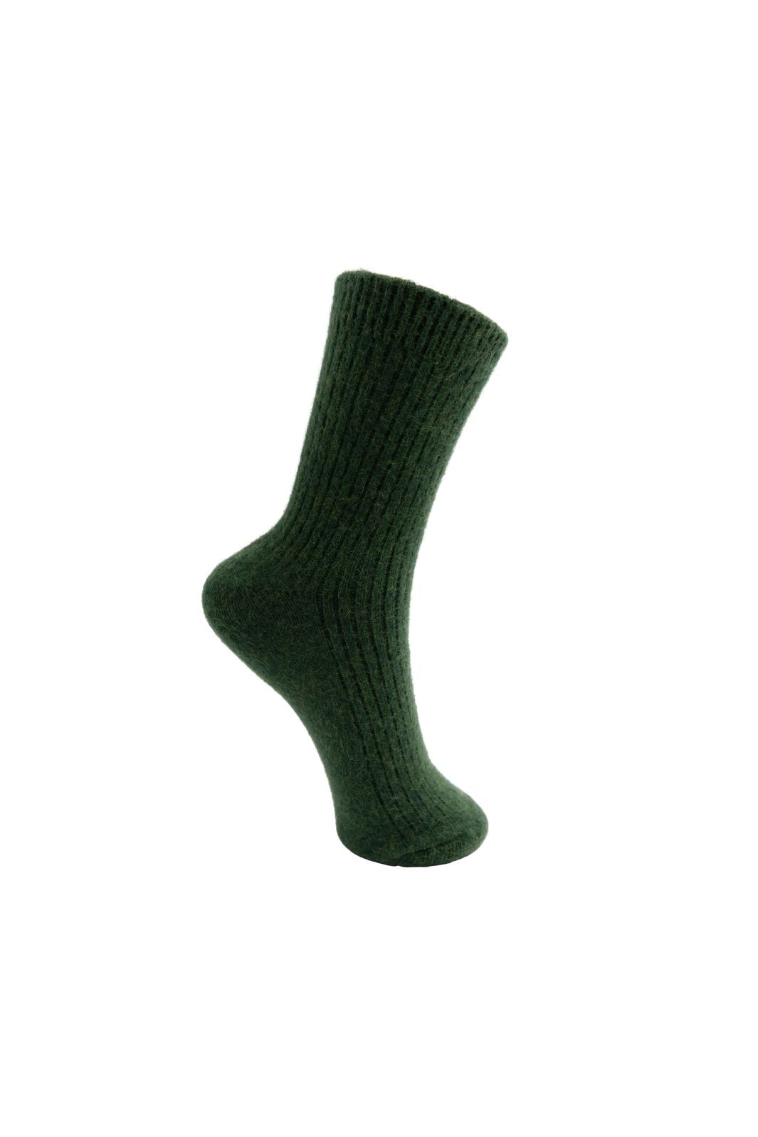 Black Colour - Bcronja Wool Sock 4184 - Forest Green