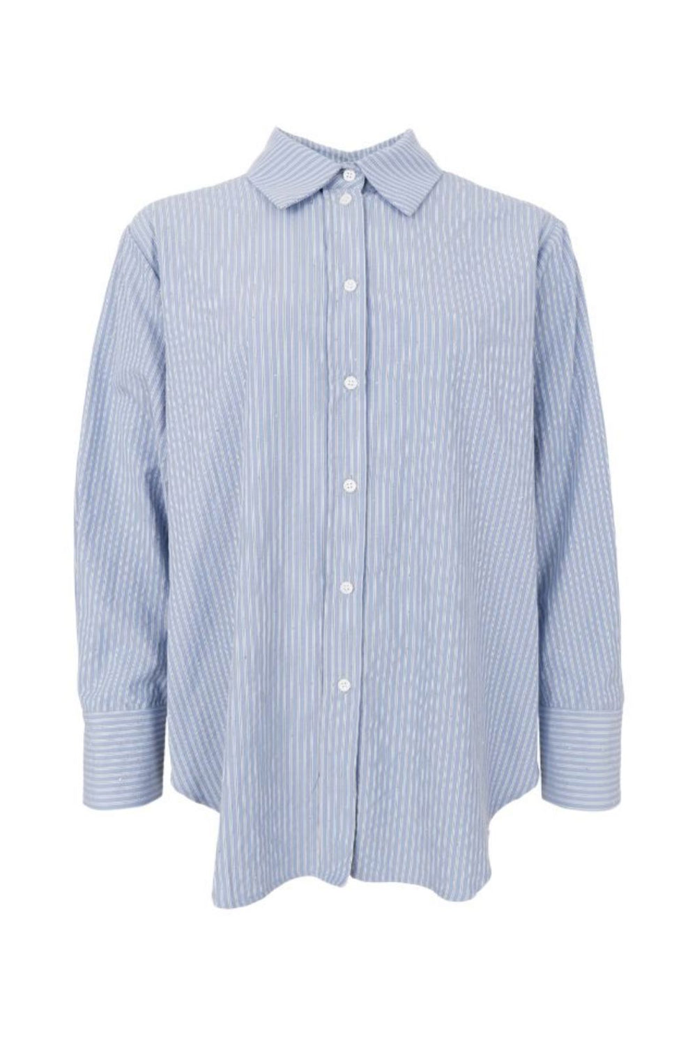 Black Colour - Bcstarry Strass Shirt 40786 - Lt. Blue Skjorter