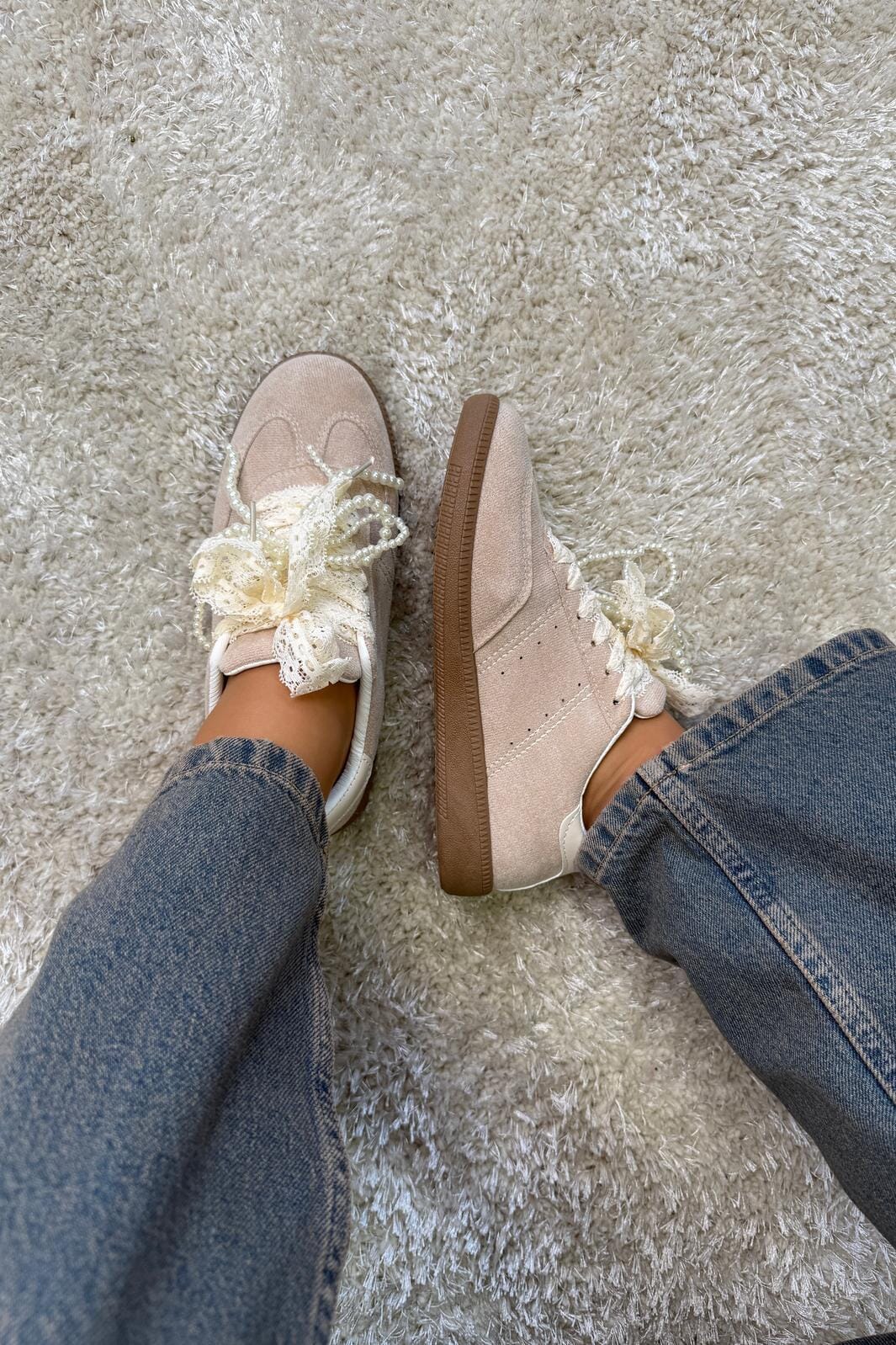 Bloom - Lily B - Beige Sneakers