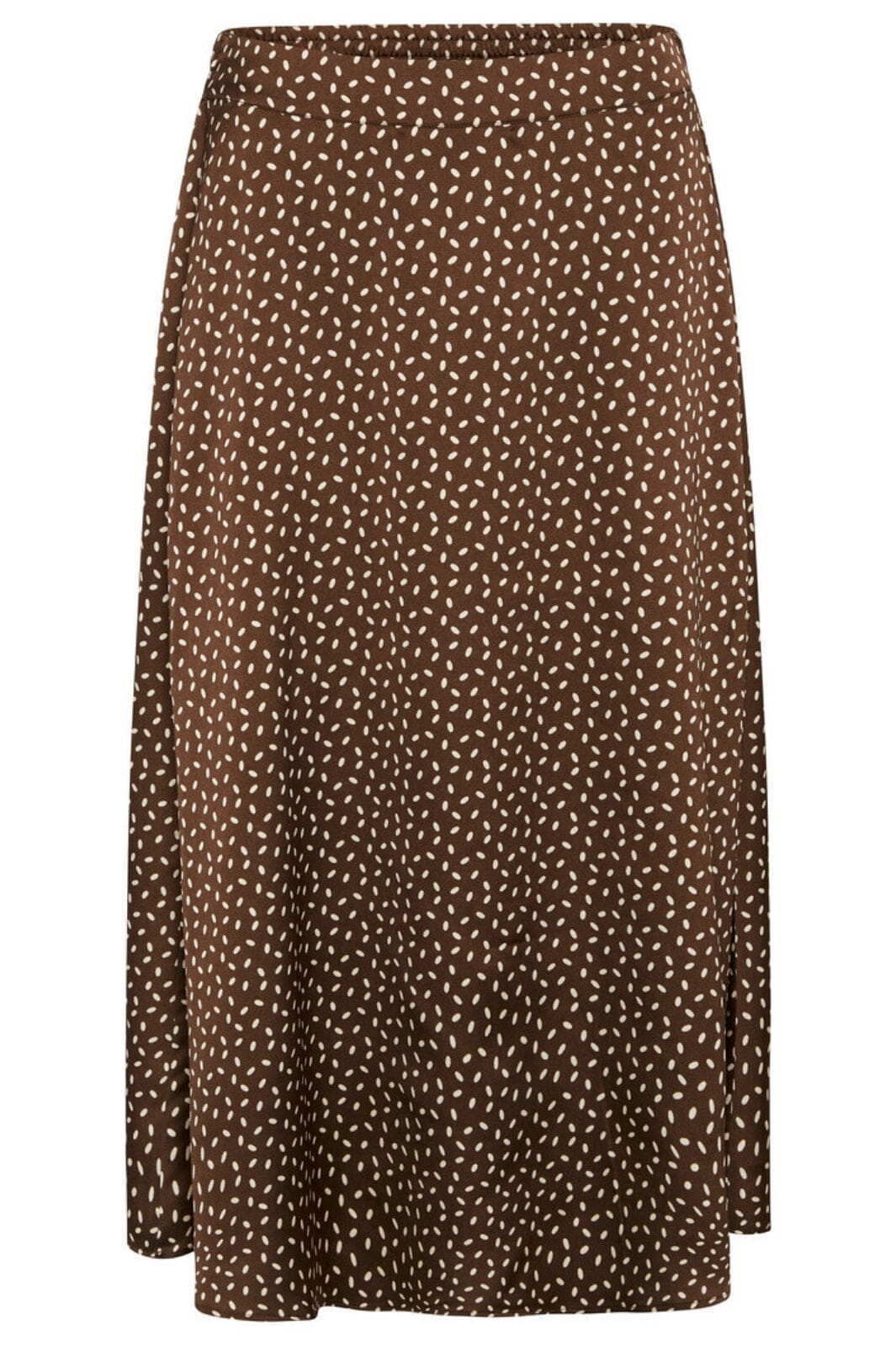 Bruuns Bazaar - AcaciaBBAmattas skirt - Brown/cream dot print Nederdele 