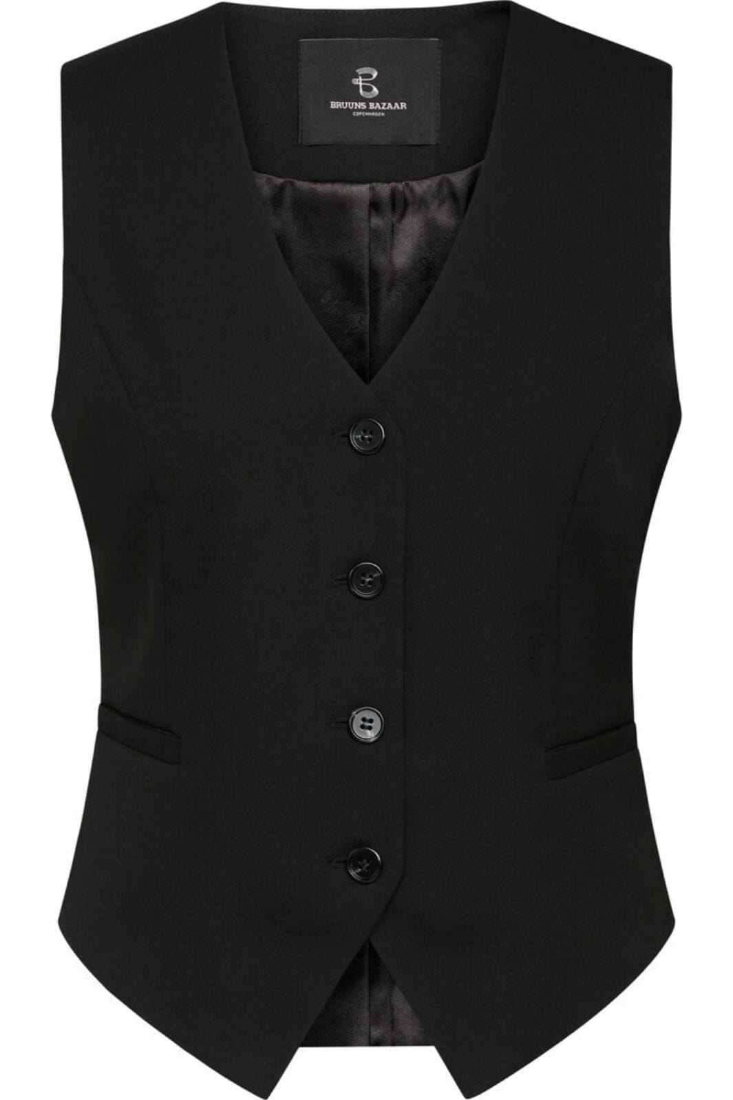 Bruuns Bazaar - RubySusBBBielle waistcoat - Black Veste 