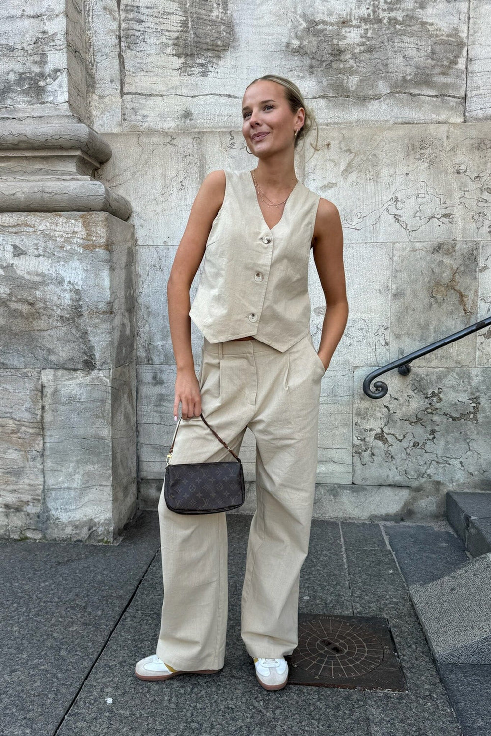 BYIC - Celinaic Vest - sand Sand Blazere