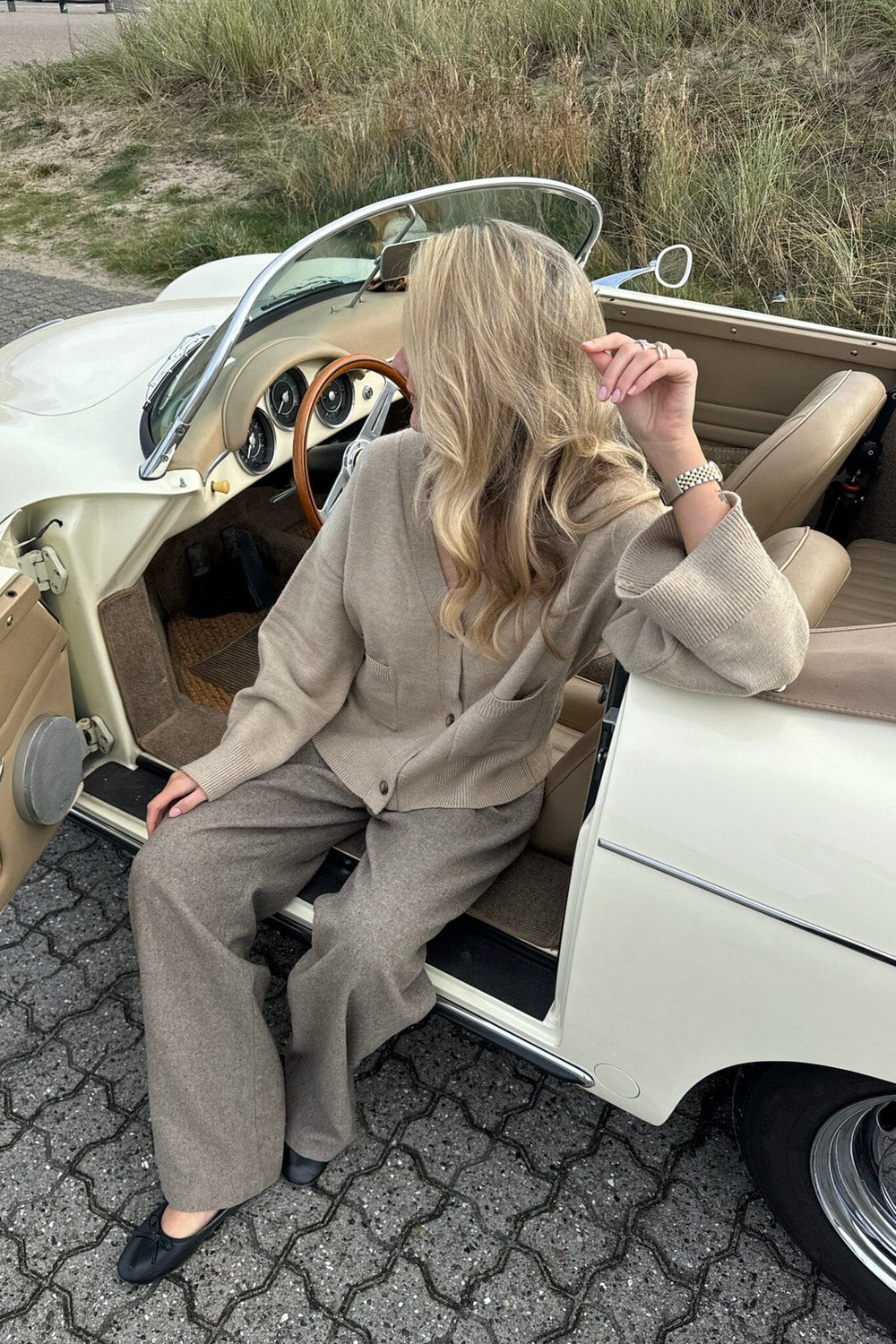 BYIC - Claraic Pants - brownm Brown Melange Bukser