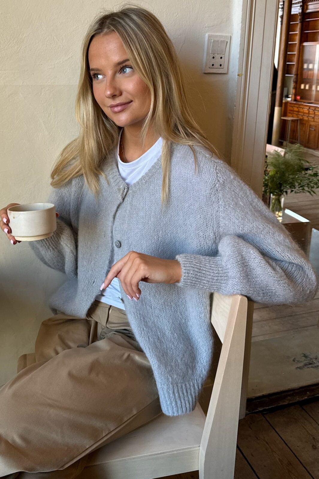 BYIC - Idaic Cardigan - grey Grey Cardigans