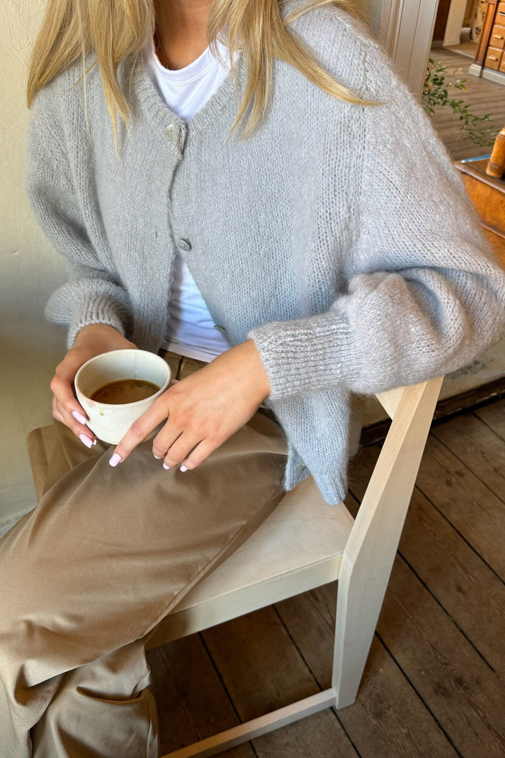 BYIC - Idaic Cardigan - grey Grey Cardigans