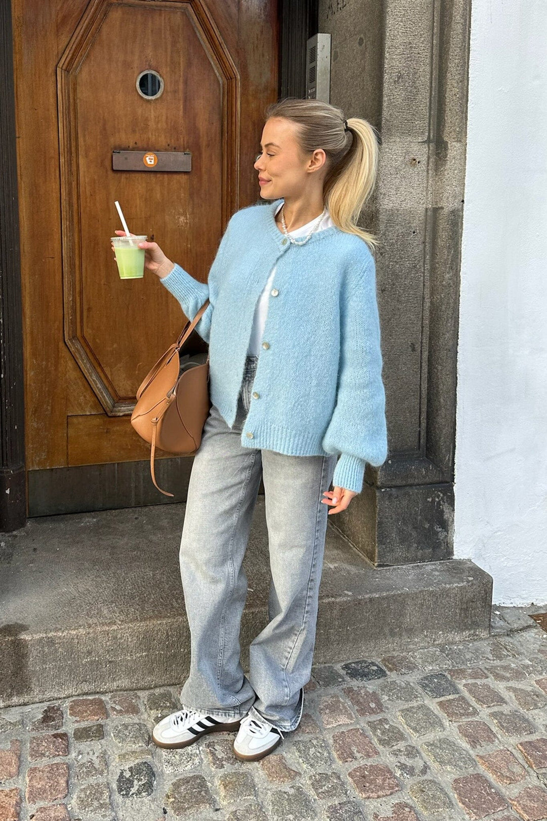 BYIC - Idaic Cardigan - lblue Light Blue Cardigans