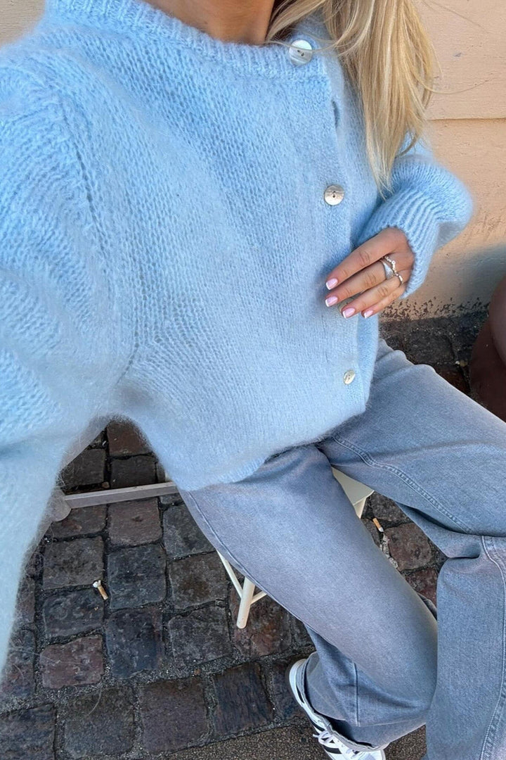 BYIC - Idaic Cardigan - lblue Light Blue Cardigans