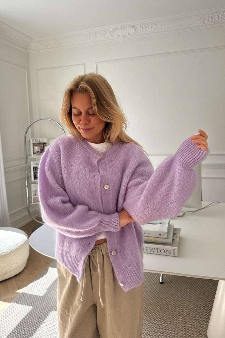BYIC - Idaic Cardigan - lp Light Purple Cardigans