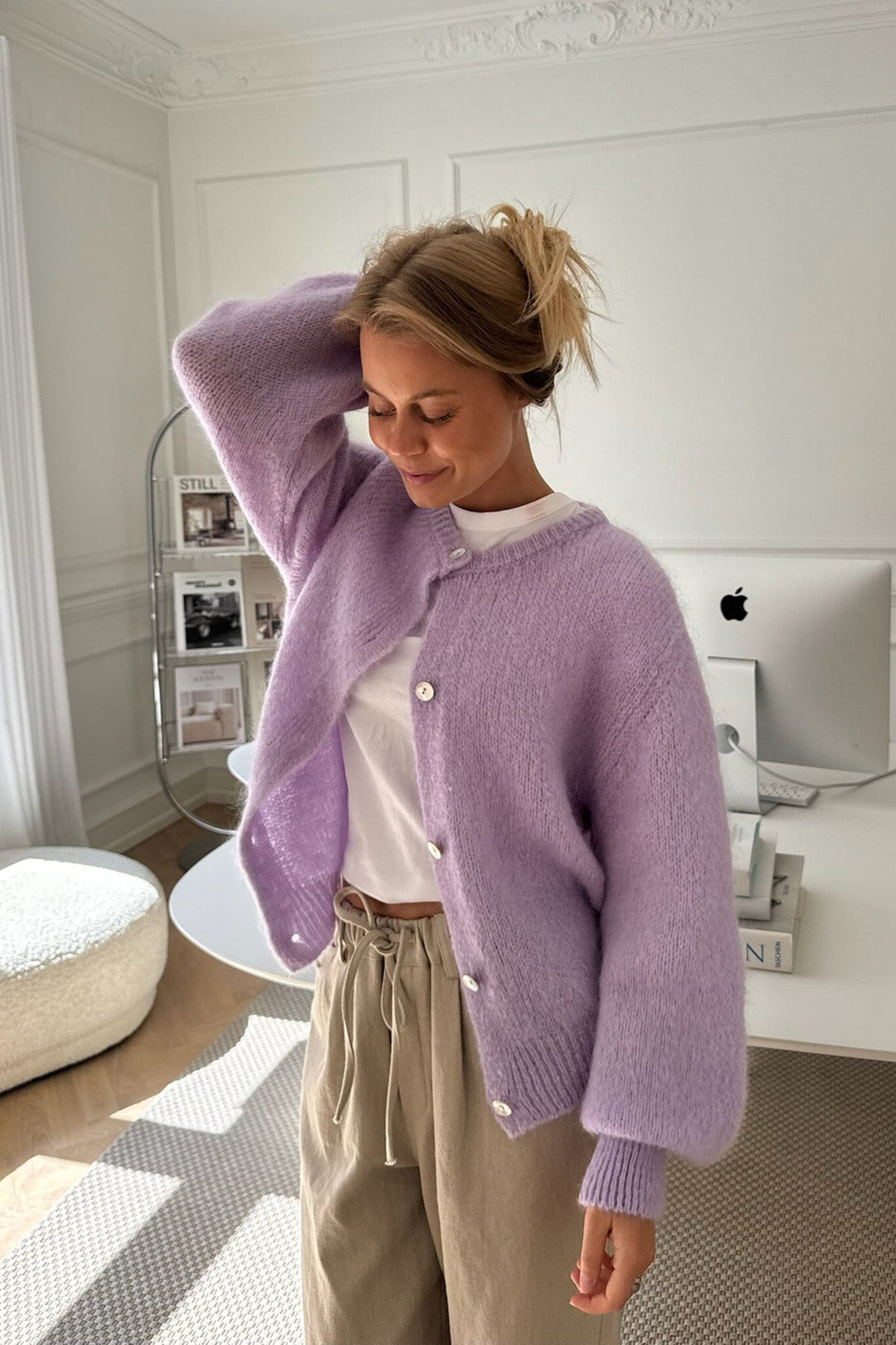 BYIC - Idaic Cardigan - lp Light Purple Cardigans