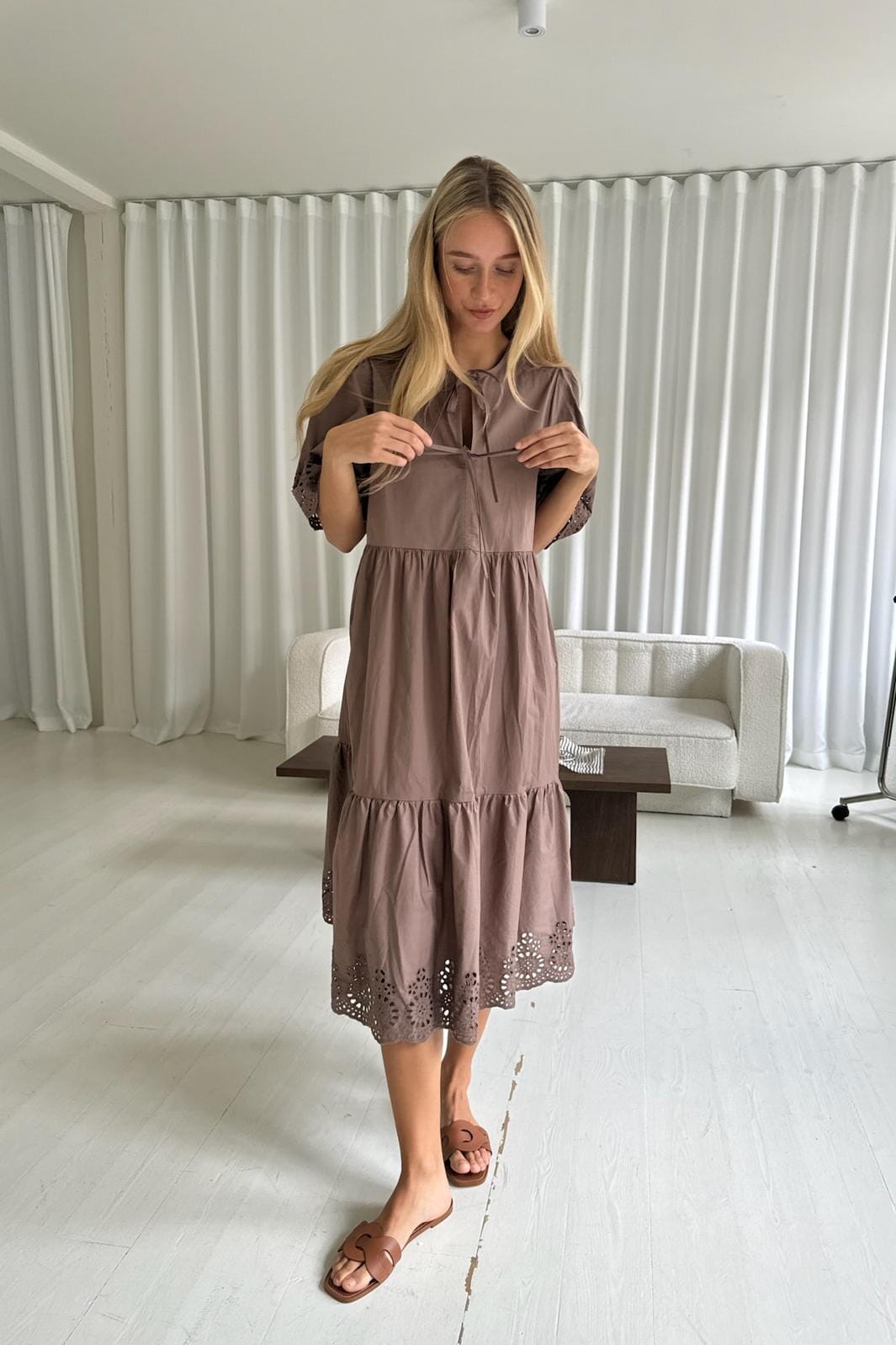 BYIC - Luluic Long Dress - mocca Mocca