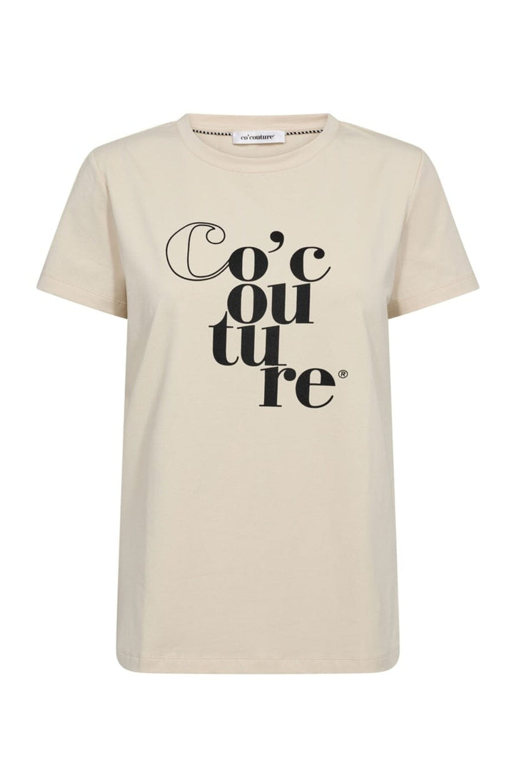 Co´Couture - Cocouturecc Tee 43002 - 100 - Creme