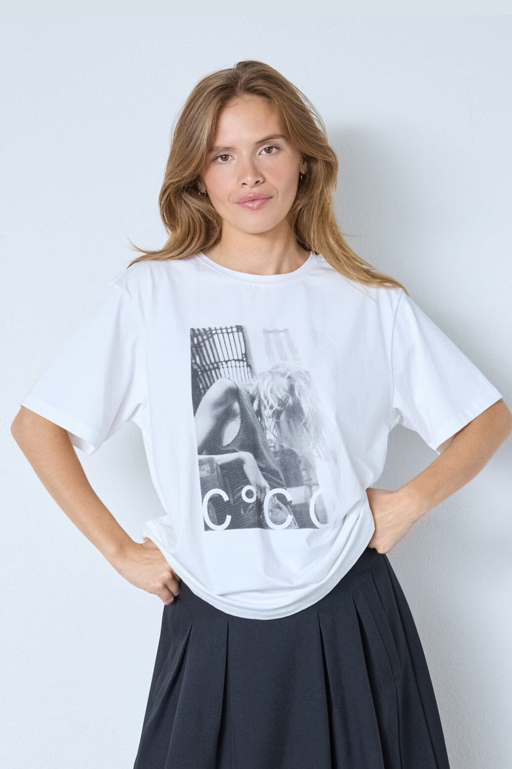 Co´Couture - Madinacc Oversize Tee 43001 - 4000 - White