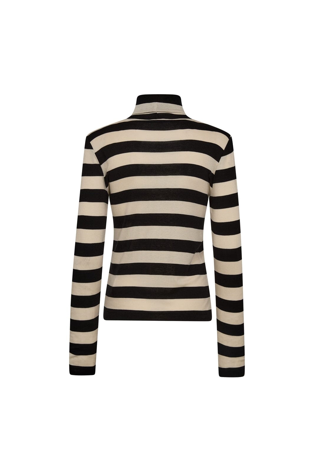Co´Couture - Masoncc Stripe Rollneck Blouse 33194 - 19996 - Boneblack
