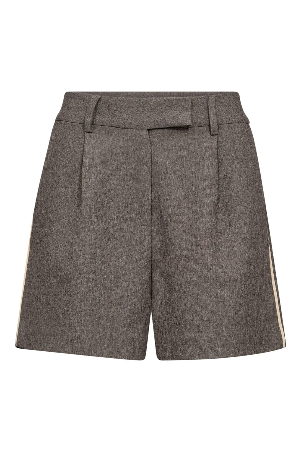 Co´Couture - Nanacc Piping Pleat Shorts 31456 - 984 - Mink Shorts