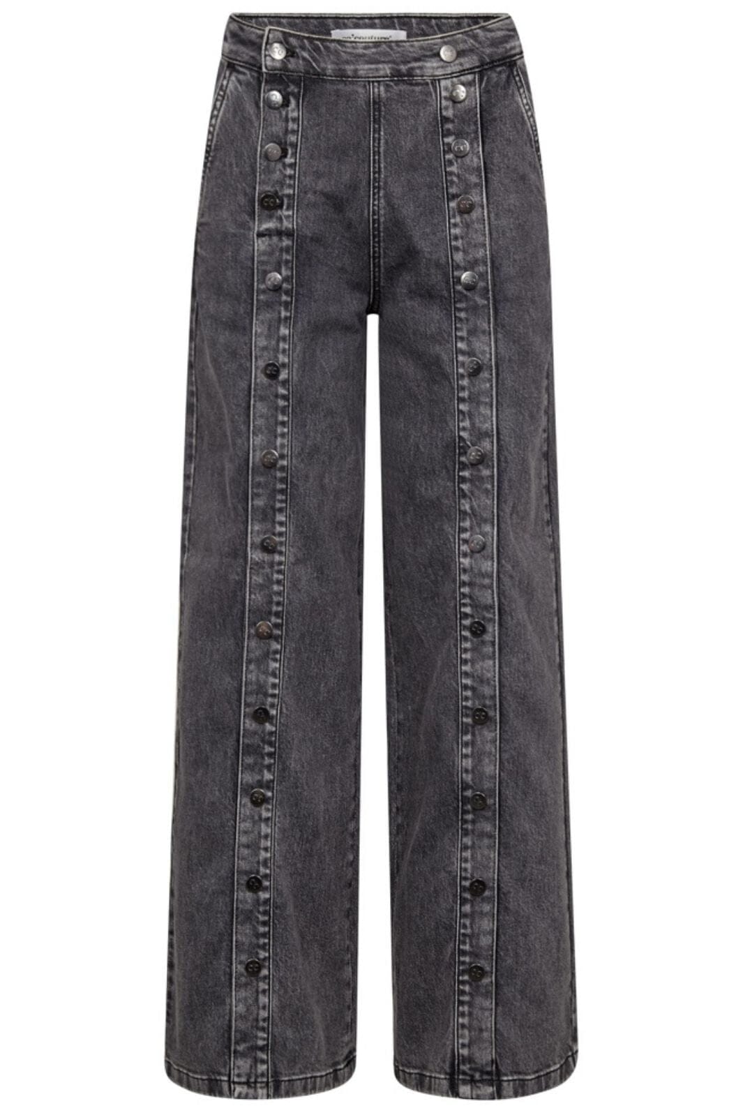 Co´Couture - Willacc Button Jeans 41005 - 96 - Black Bukser