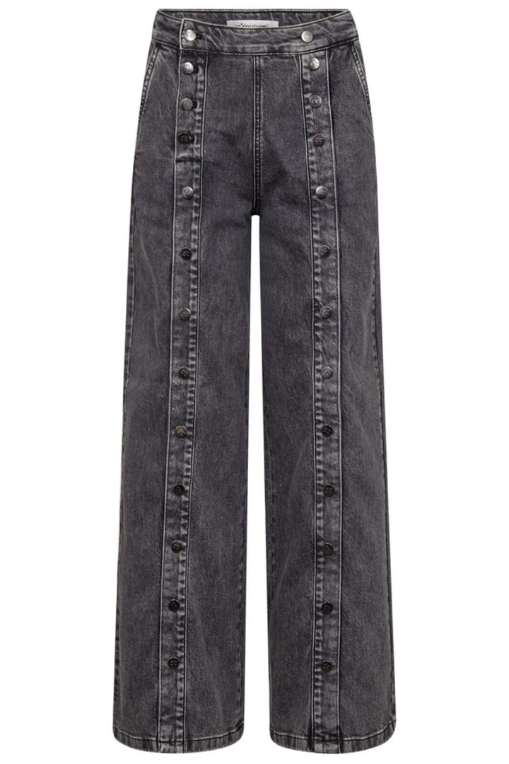 Co´Couture - Willacc Button Jeans 41005 - 96 - Black Bukser