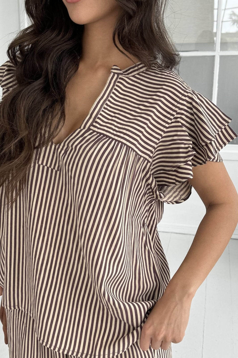 Continue - Christel Small Stripe 14954 - Brown Small Stripe