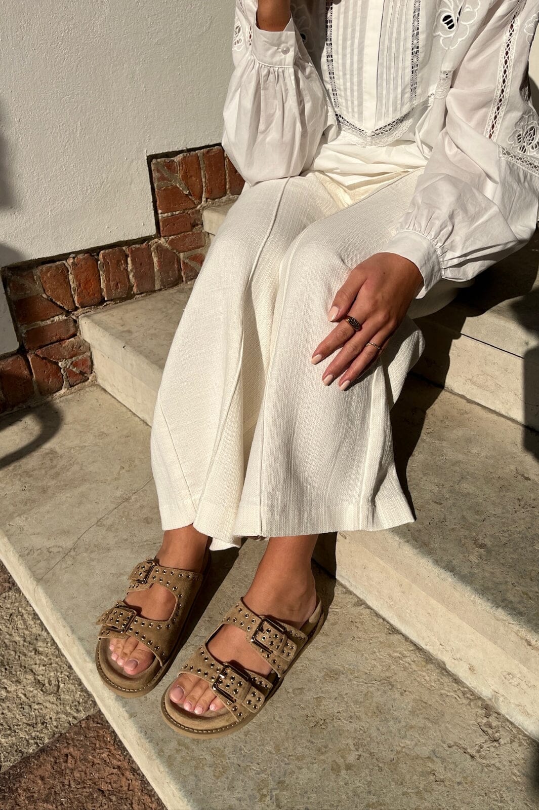 Copenhagen Shoes - As Summer Suede CS8494 - 0138 - Camel Sandaler