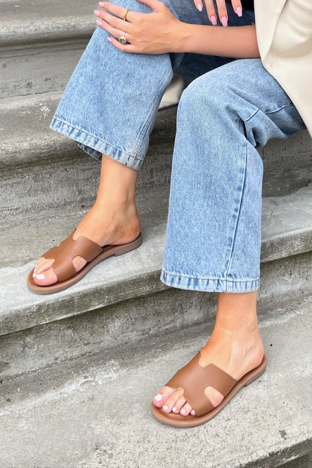 Copenhagen Shoes - Ivy Leather - 0241 Cognac Sandaler