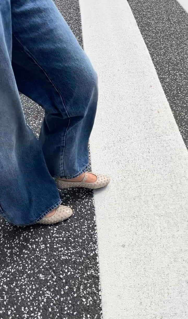 Copenhagen Shoes - The Lovely Move CS8414 - 0002 Beige Ballerinaer